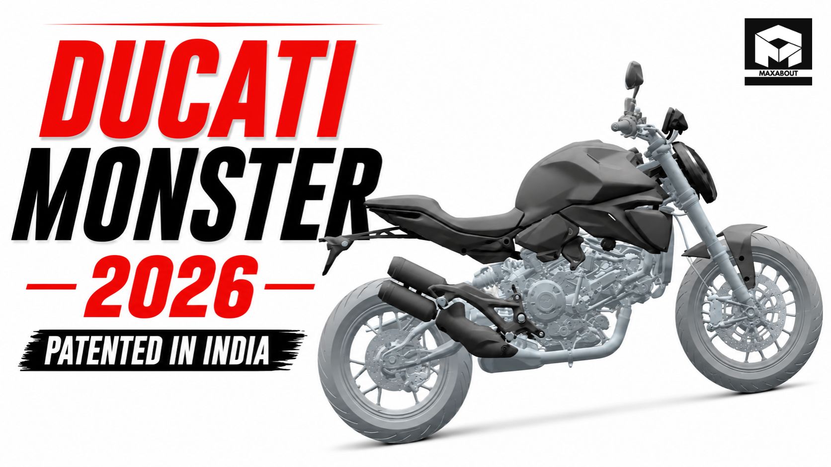 Ducati Monster 2026 Patented in India: The Iconic Muscular Fuel Tank Makes a Comeback!