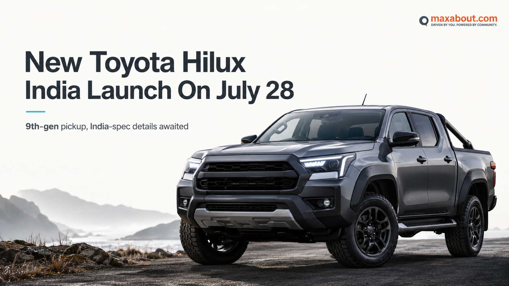 New Toyota Hilux India Launch Set for July 28