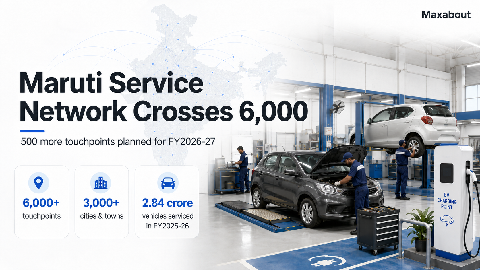 Maruti Suzuki Service Network Crosses 6,000 Touchpoints in India