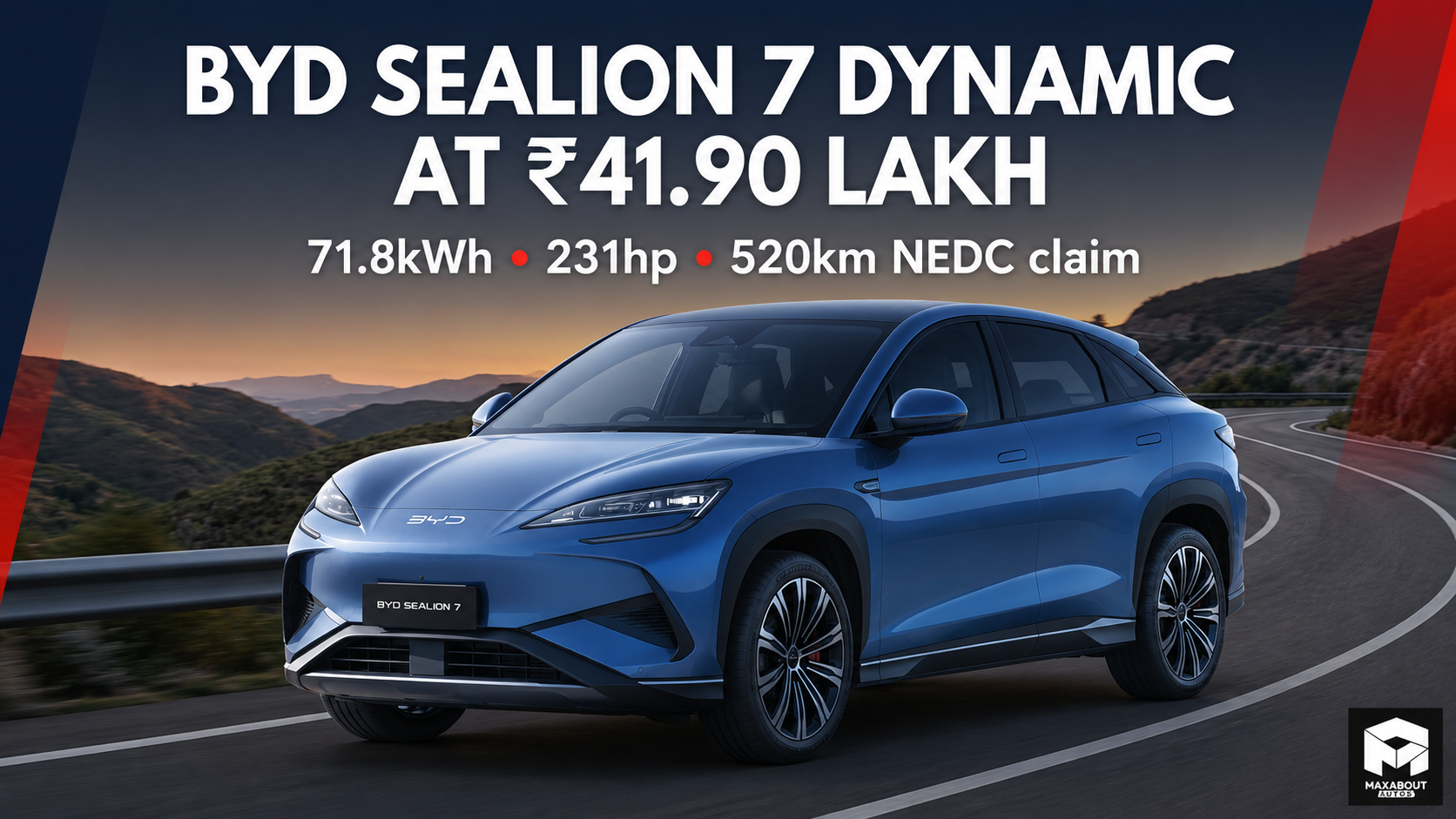 BYD Sealion 7 Dynamic Launched at ₹41.90 Lakh