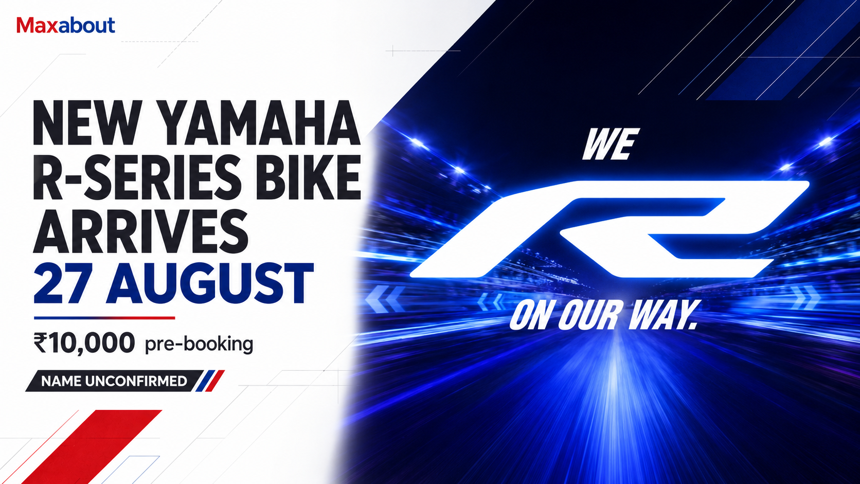 Yamaha R-Series Motorcycle Bookings Open Ahead of 27 August Launch