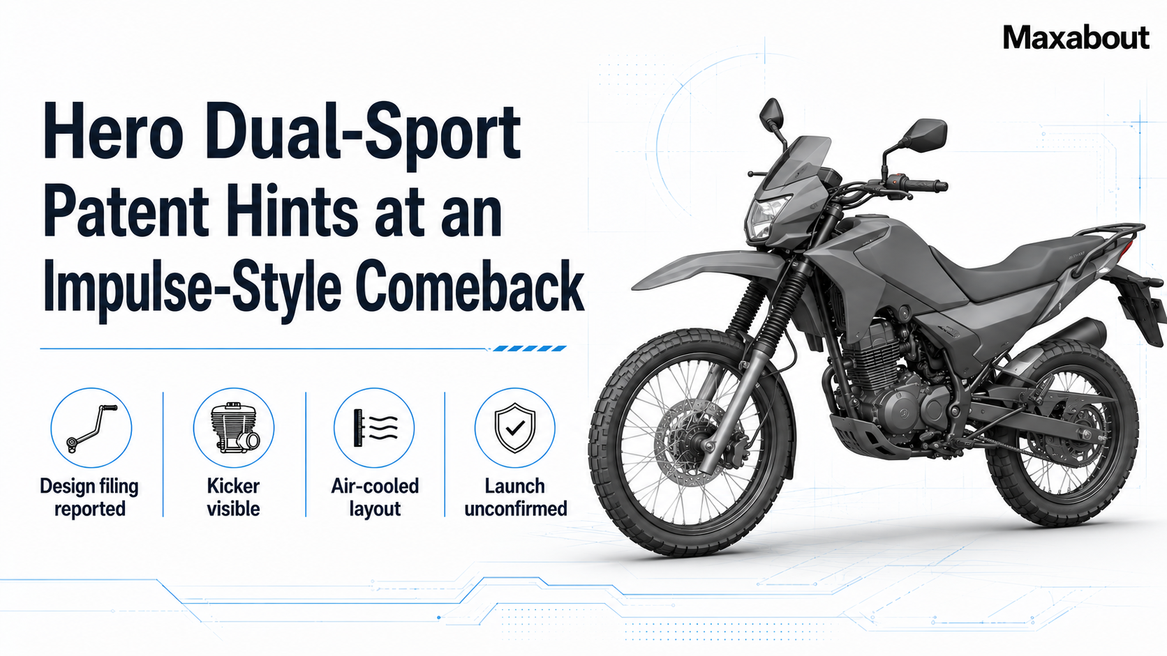 Hero Dual-Sport Patent Hints at an Impulse-Style Comeback