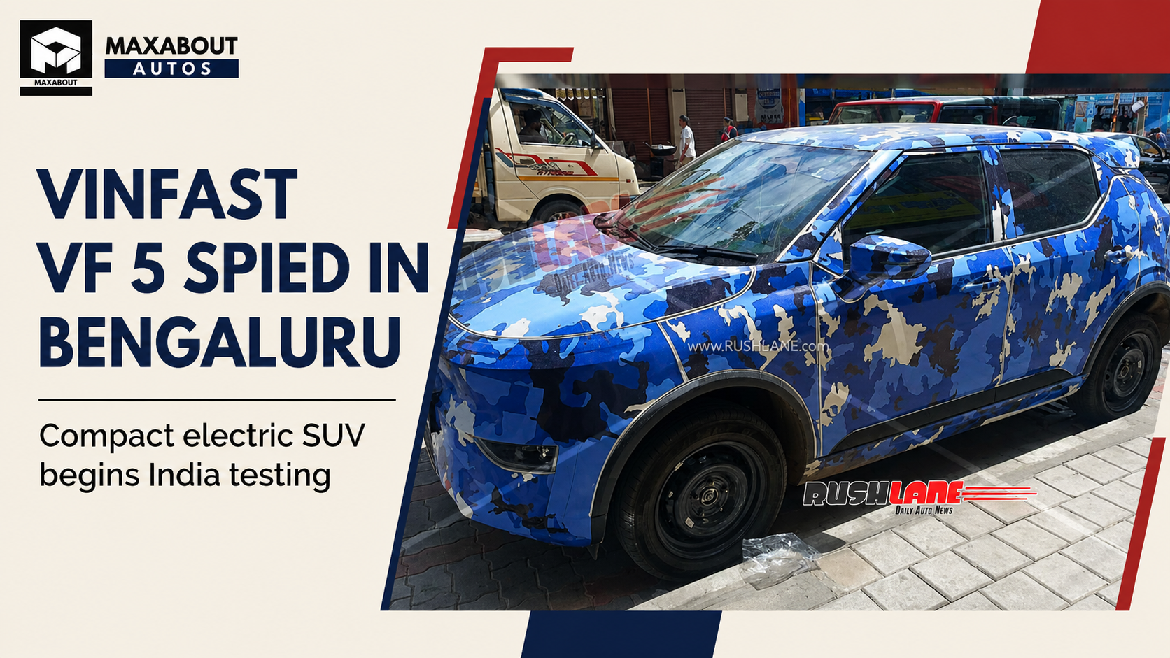 VinFast VF 5 Spied Testing in Bengaluru