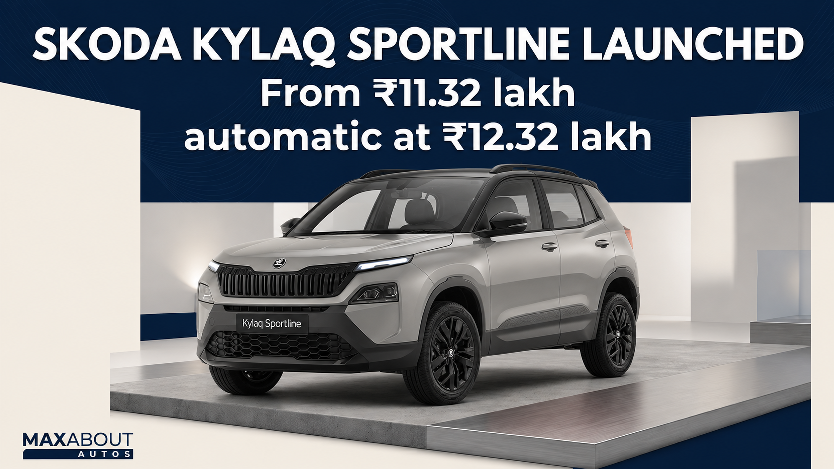 Skoda Kylaq Sportline Launched From ₹11.32 Lakh