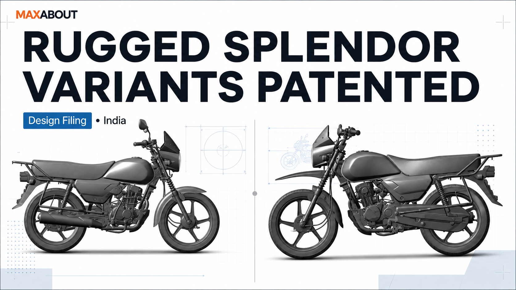 Hero Patents Two Rugged Splendor-Based Designs: What the Drawings Reveal