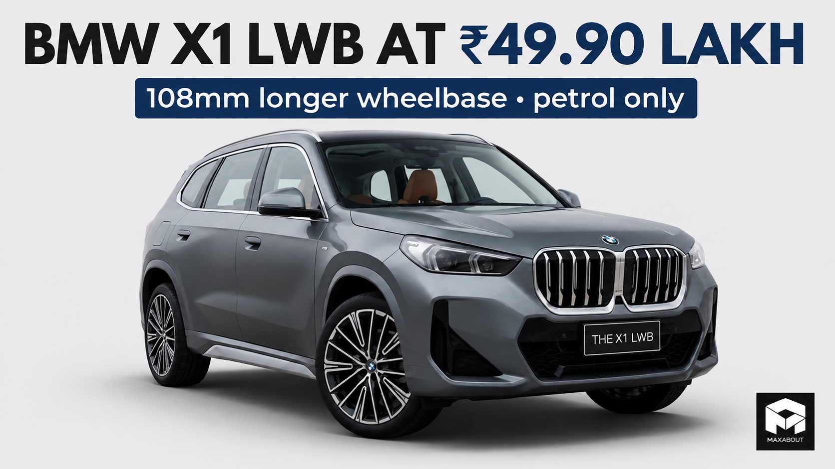 BMW X1 Long Wheelbase Launched in India at ₹49.90 Lakh