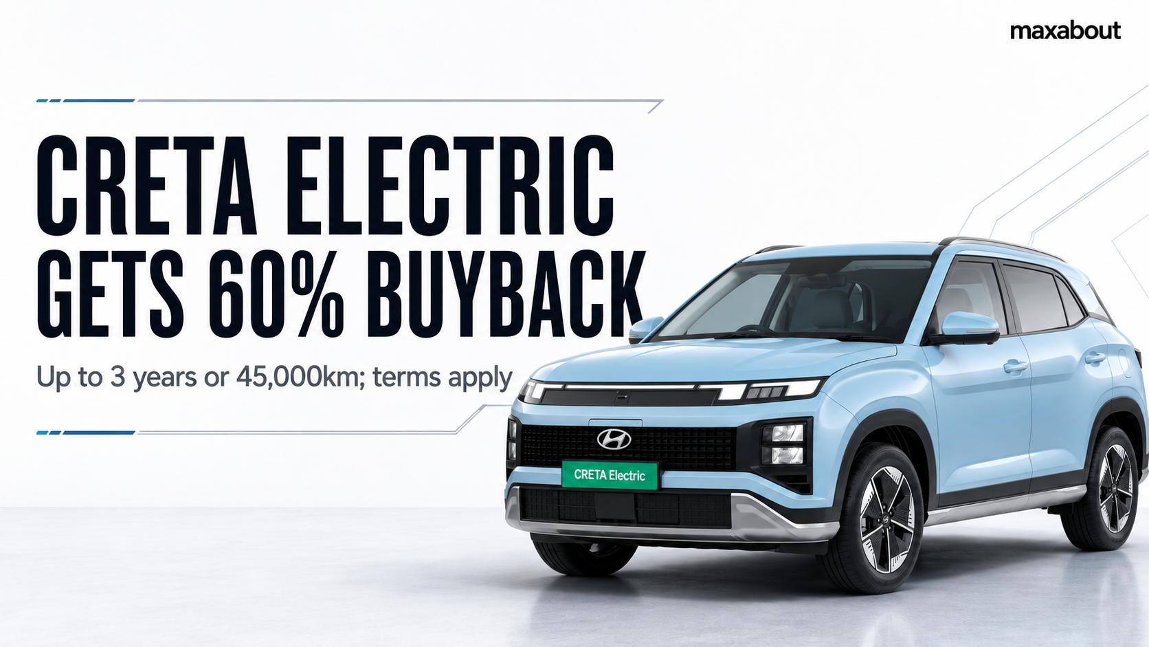 Hyundai Creta Electric Assured Buyback Offers 60% Value for Three Years