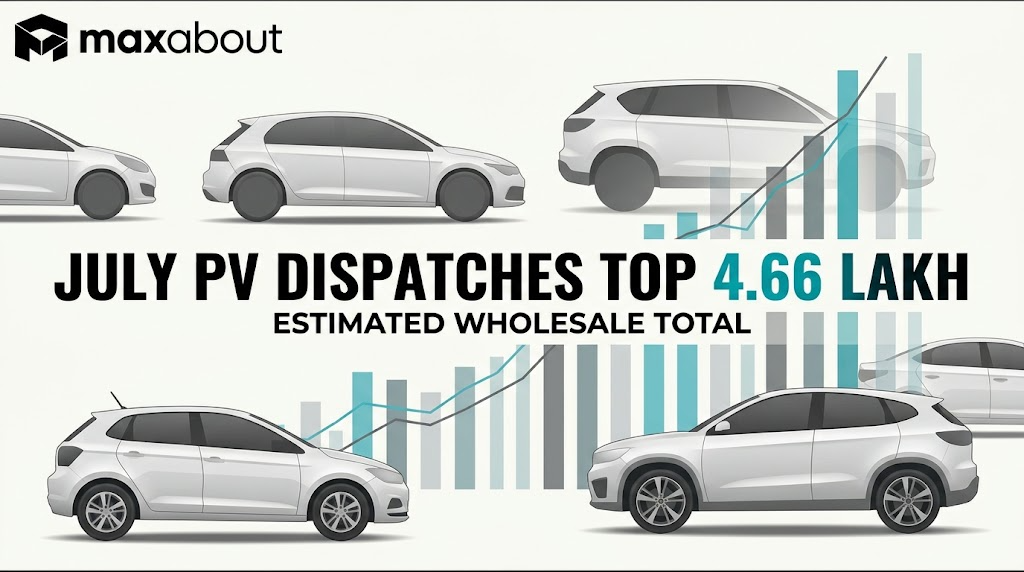 India Passenger-Vehicle Dispatches Estimated Above 4.66 Lakh in July