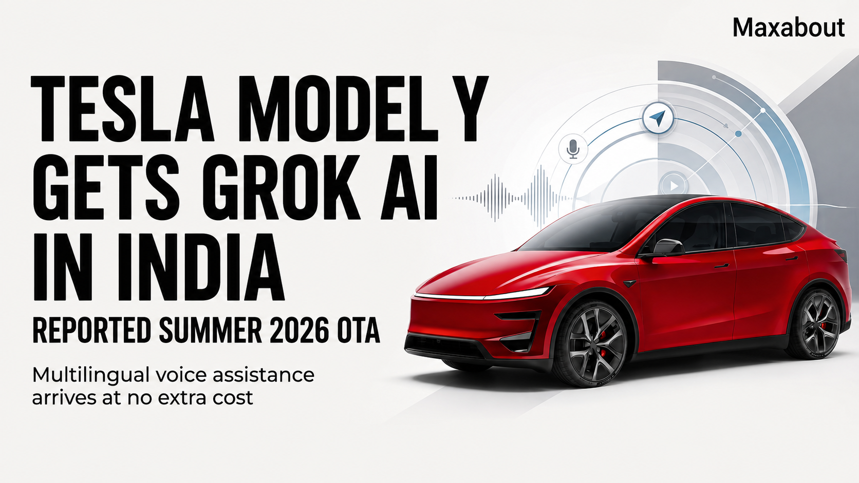 Tesla Model Y Gets Grok AI in India via Reported Free OTA Update