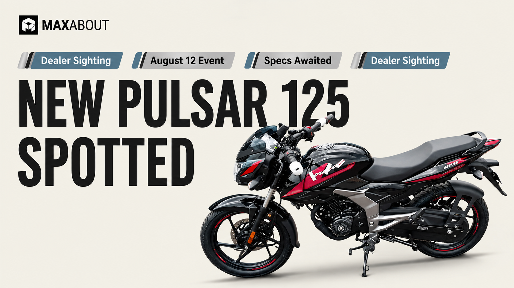 New Bajaj Pulsar 125 Spotted Before August 12 Event