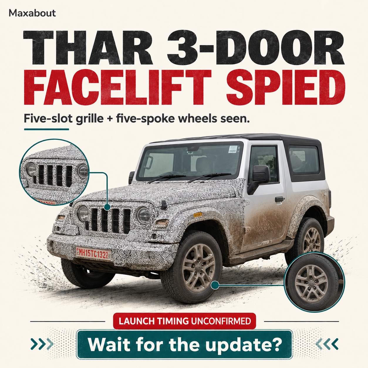 mahindra-thar-3-door-facelift-spied-with-new-grille-and-wheels-1