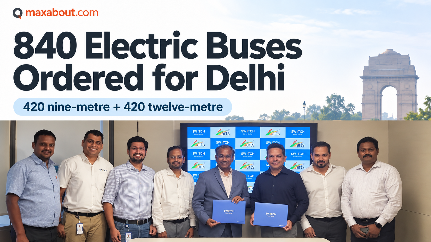 SWITCH Mobility Wins 840 Delhi Electric Bus Order: What Is Confirmed
