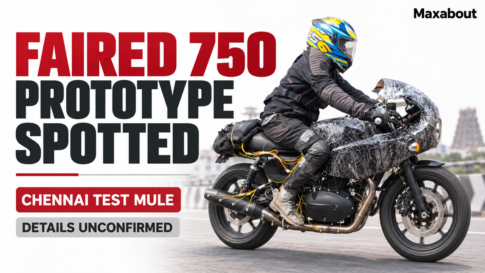 Faired Royal Enfield 750 Prototype Spotted Again in Chennai: What Is Confirmed