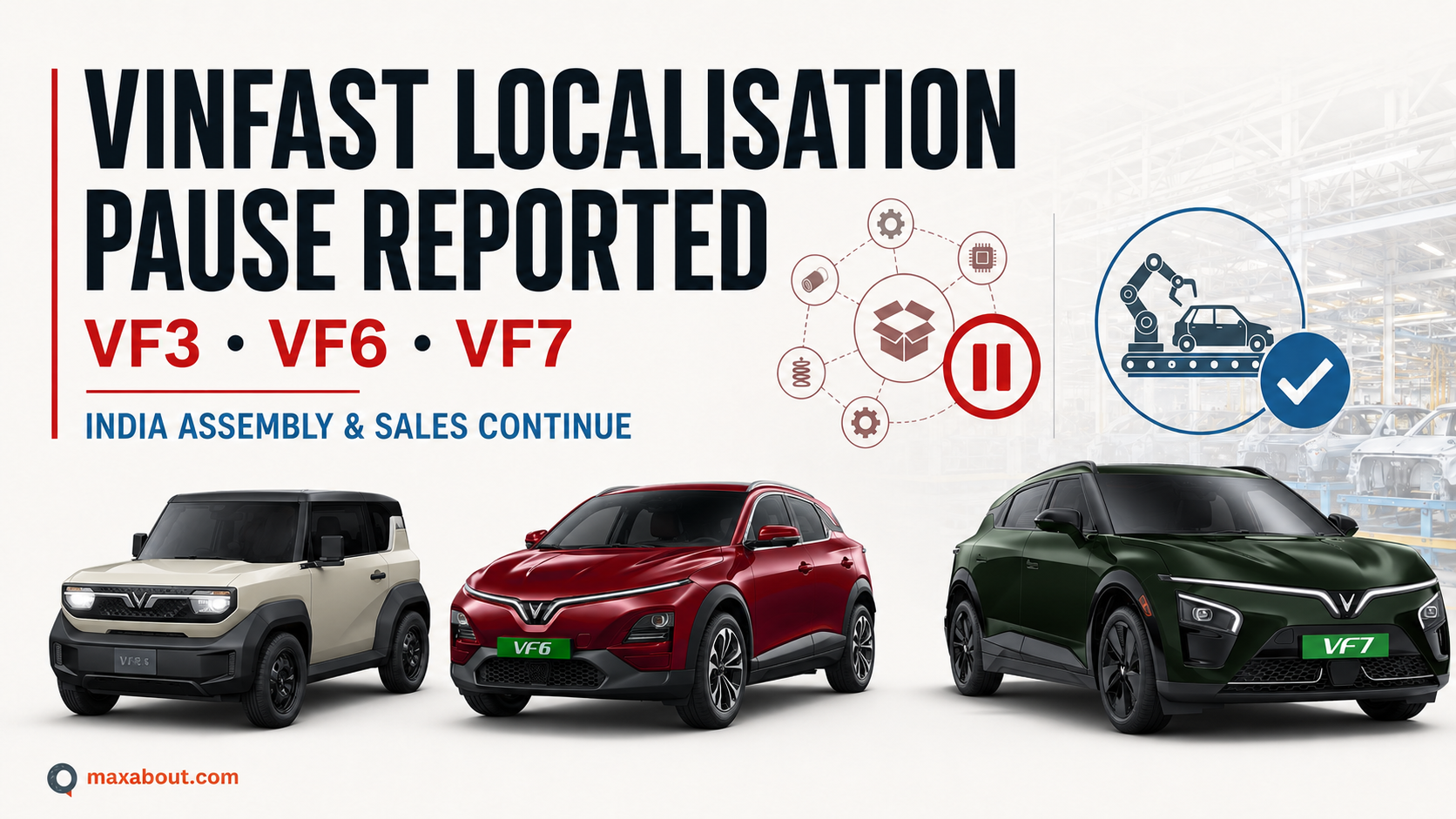 VinFast India Localisation Pause Explained: What Changes for VF3, VF6 and VF7?