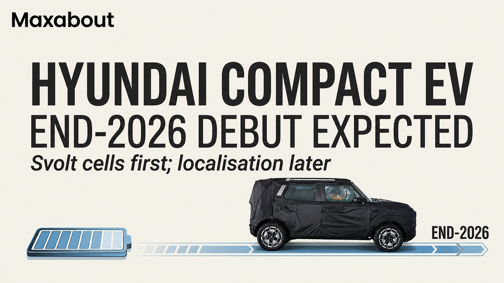 Hyundai compact EV expected by end-2026: battery plan and buyer questions