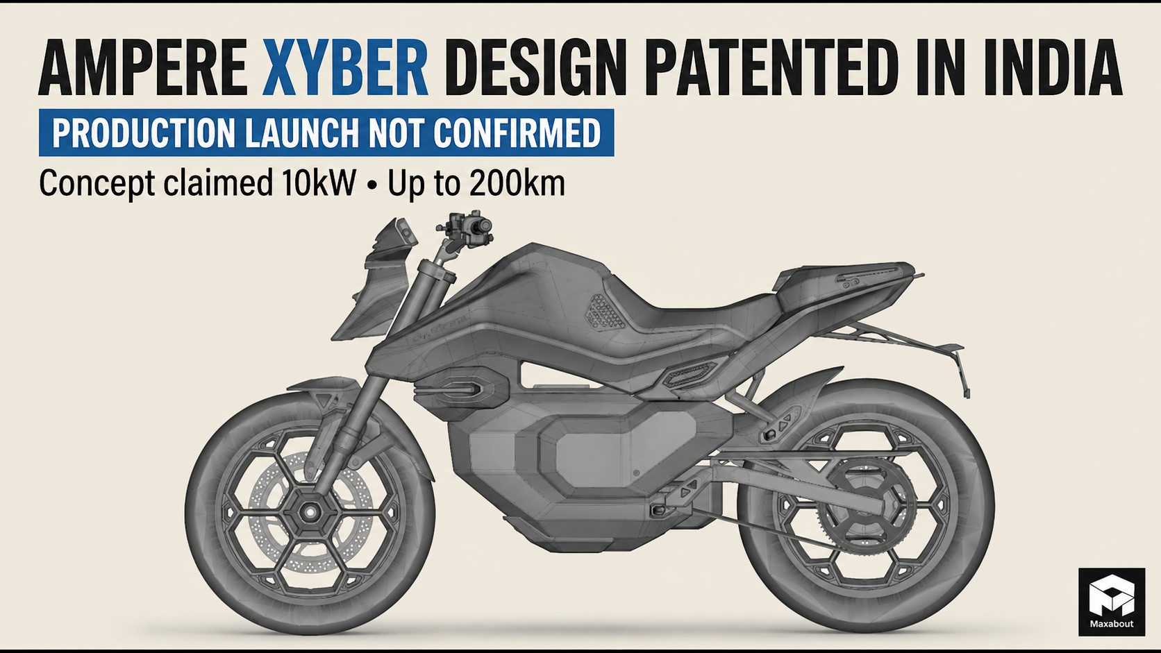 Ampere Xyber Design Patented in India: What Is Confirmed and What Is Still Concept