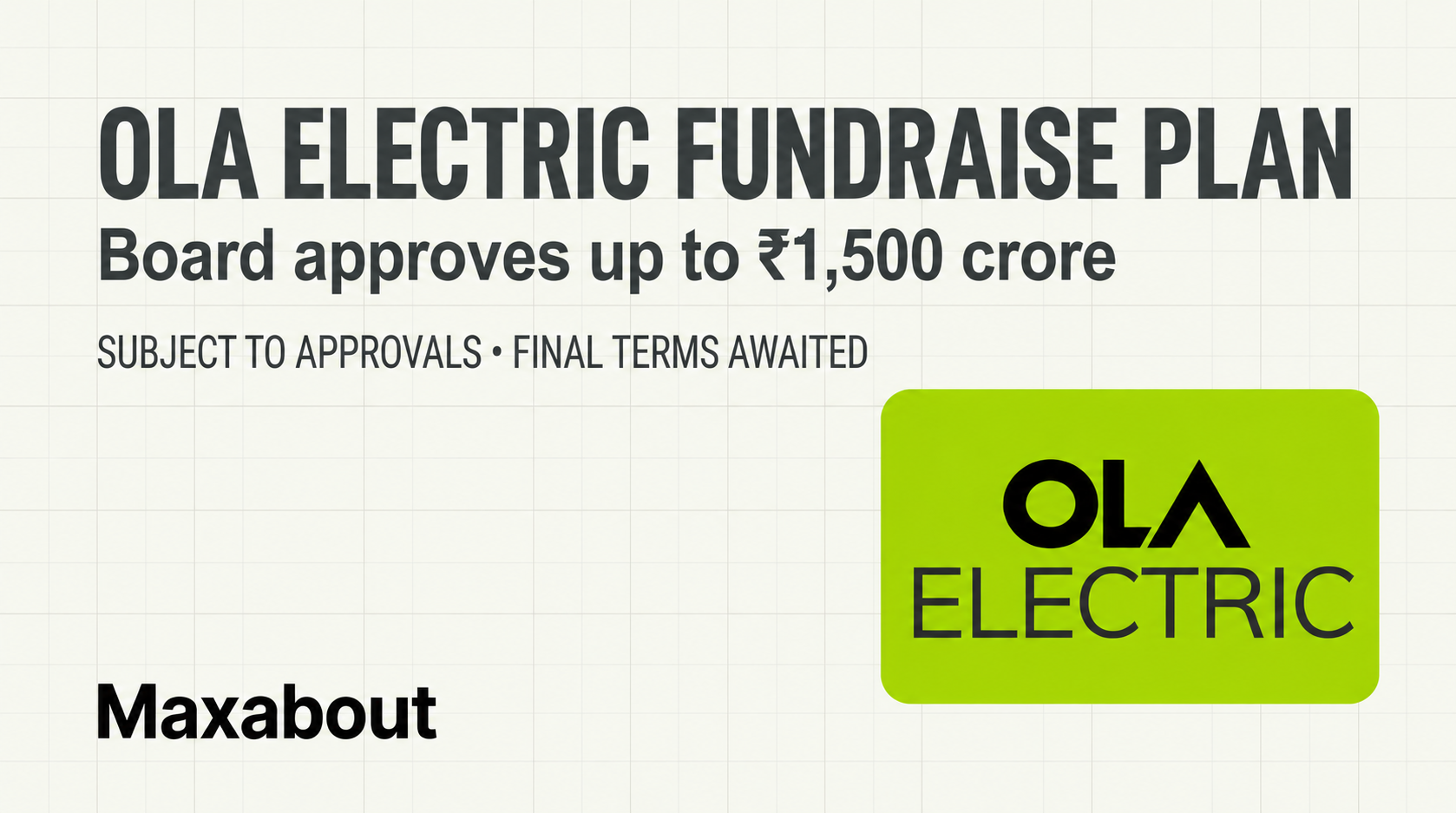 Ola Electric approves up to ₹1,500 crore fundraise; COO steps down
