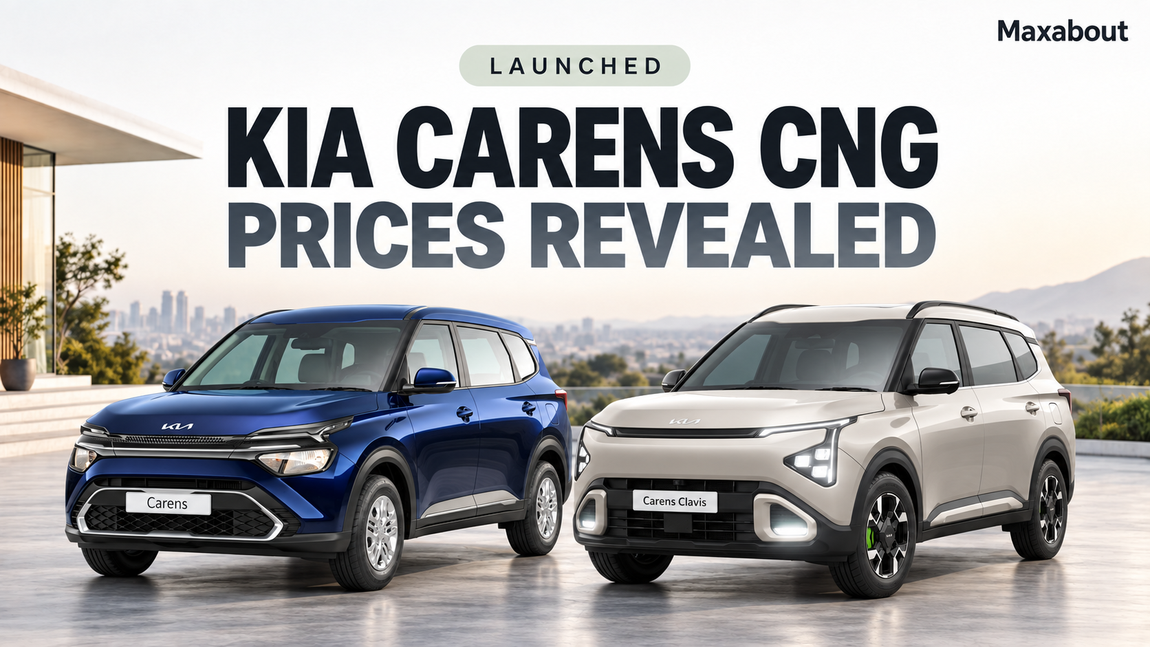 Kia Carens and Carens Clavis CNG launched: three variants and prices explained