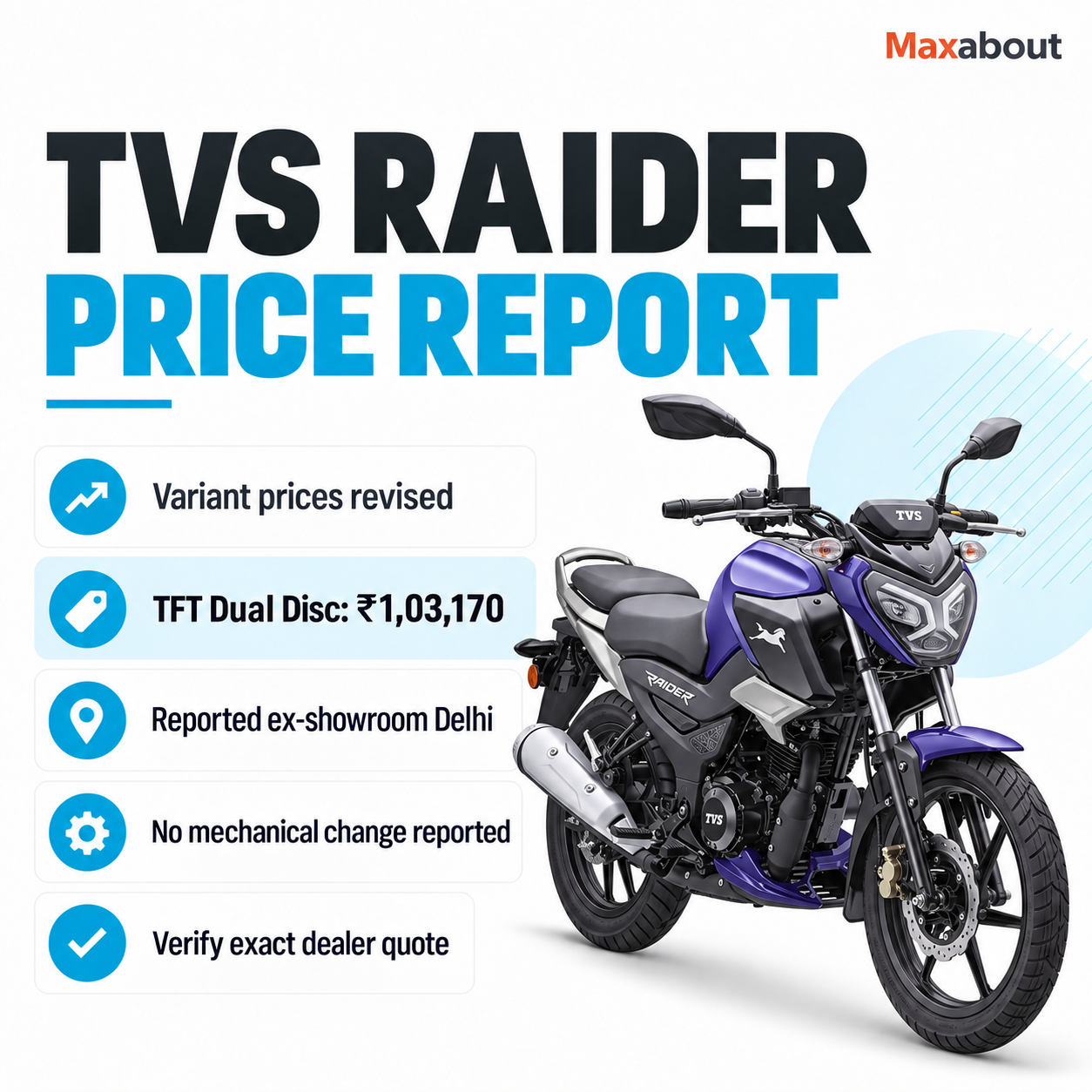 tvs-raider-price-update-reported-variant-prices-and-what-buyers-should-verify-1