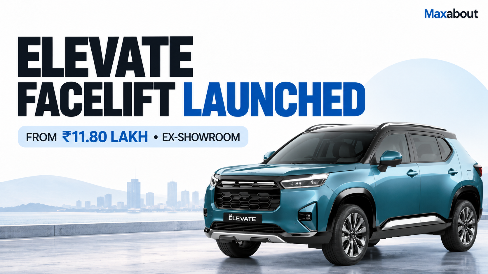 Honda Elevate facelift from ₹11.80 lakh ex-showroom