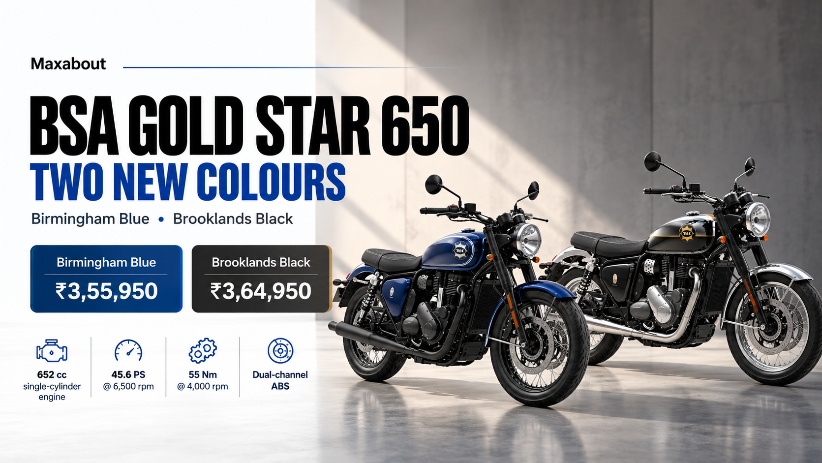 BSA Gold Star 650 Gets Two New Colours: Prices and What Changes