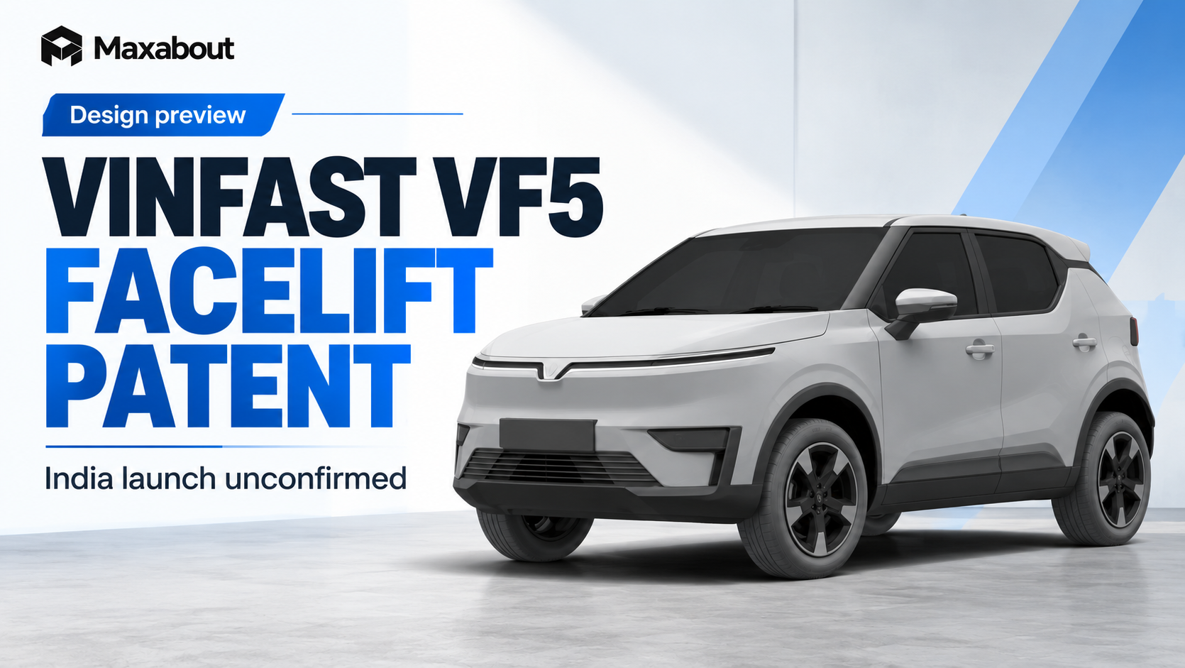 VinFast VF5 facelift patent previews new design; India launch unconfirmed