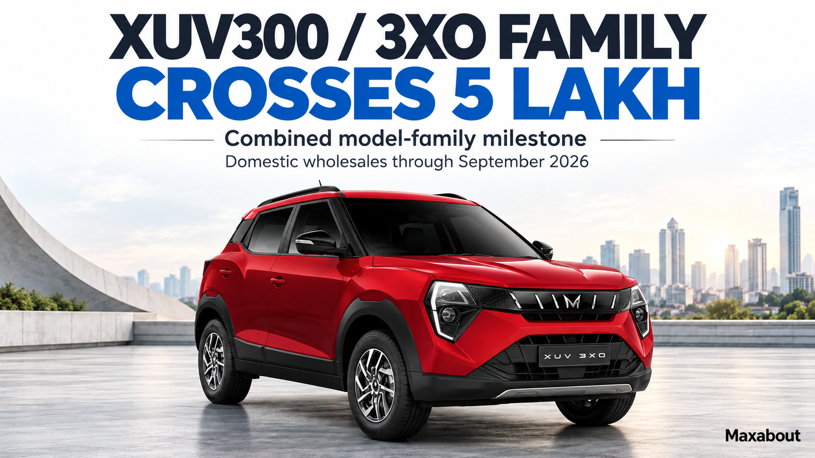 Mahindra XUV300 and 3XO Family Crosses 5 Lakh Wholesales: What the Count Includes