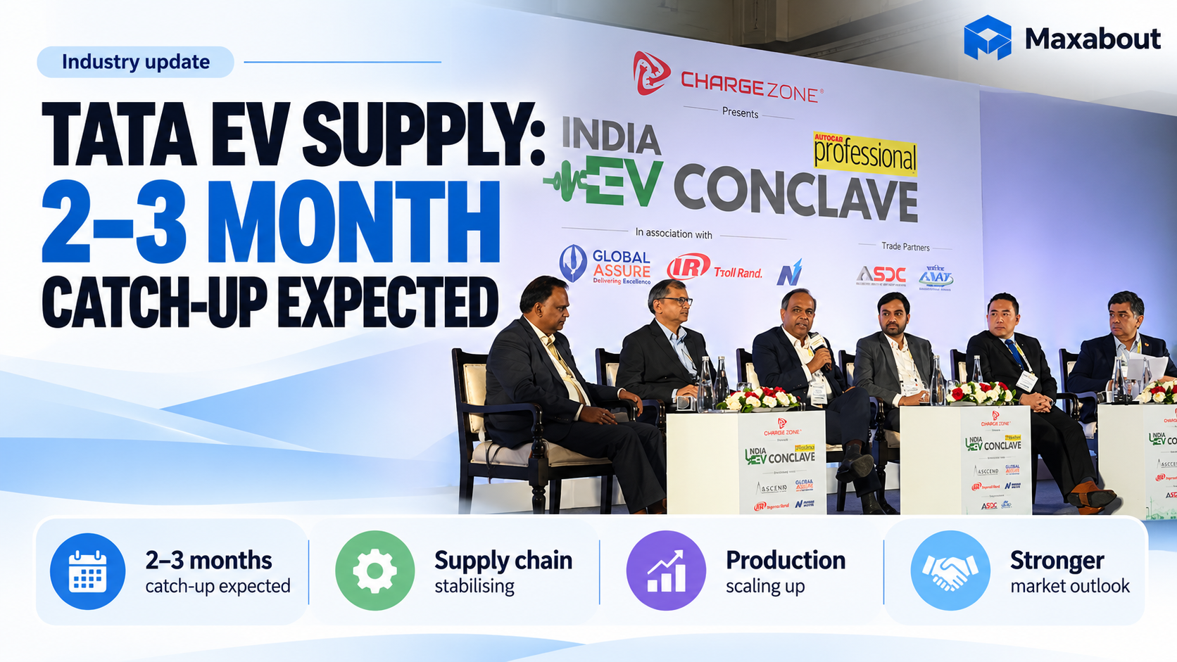 Tata expects EV supply catch-up in 2–3 months as bookings rise