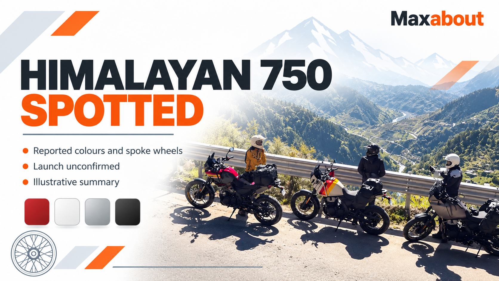 Himalayan 750 Sightings: Reported Colours, Spoke Wheels and Unconfirmed Launch Details