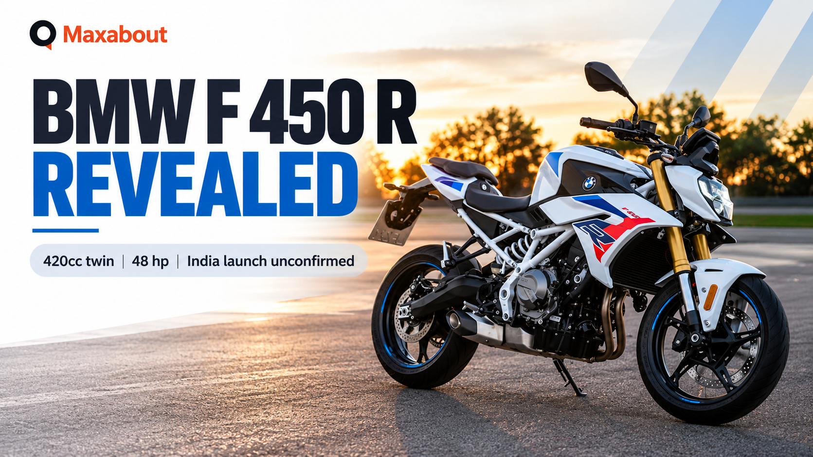 BMW F 450 R Revealed: Global Specs, Versions and India Launch Status