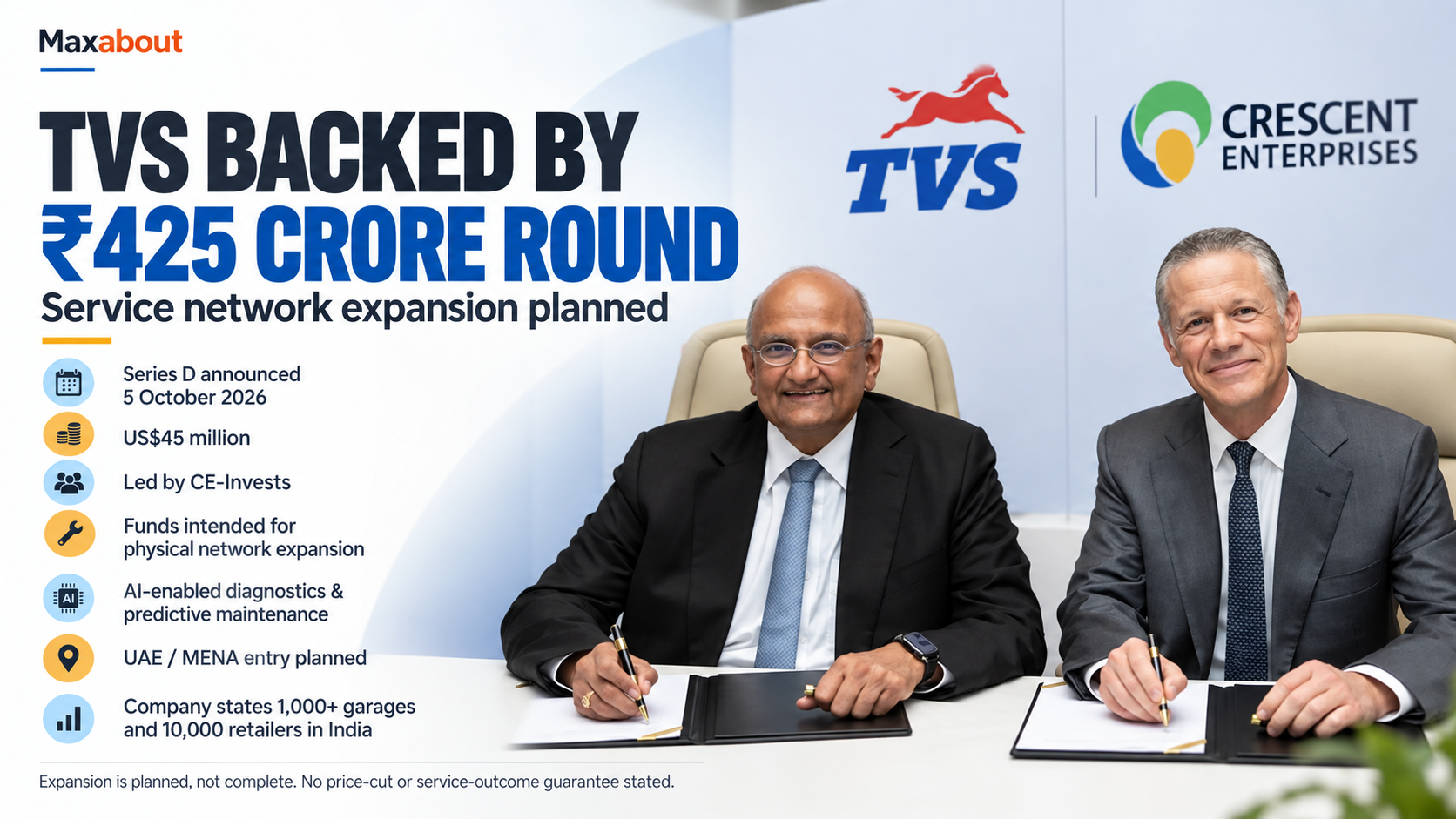 myTVS backed by ₹425 crore Series D: network and digital expansion plans