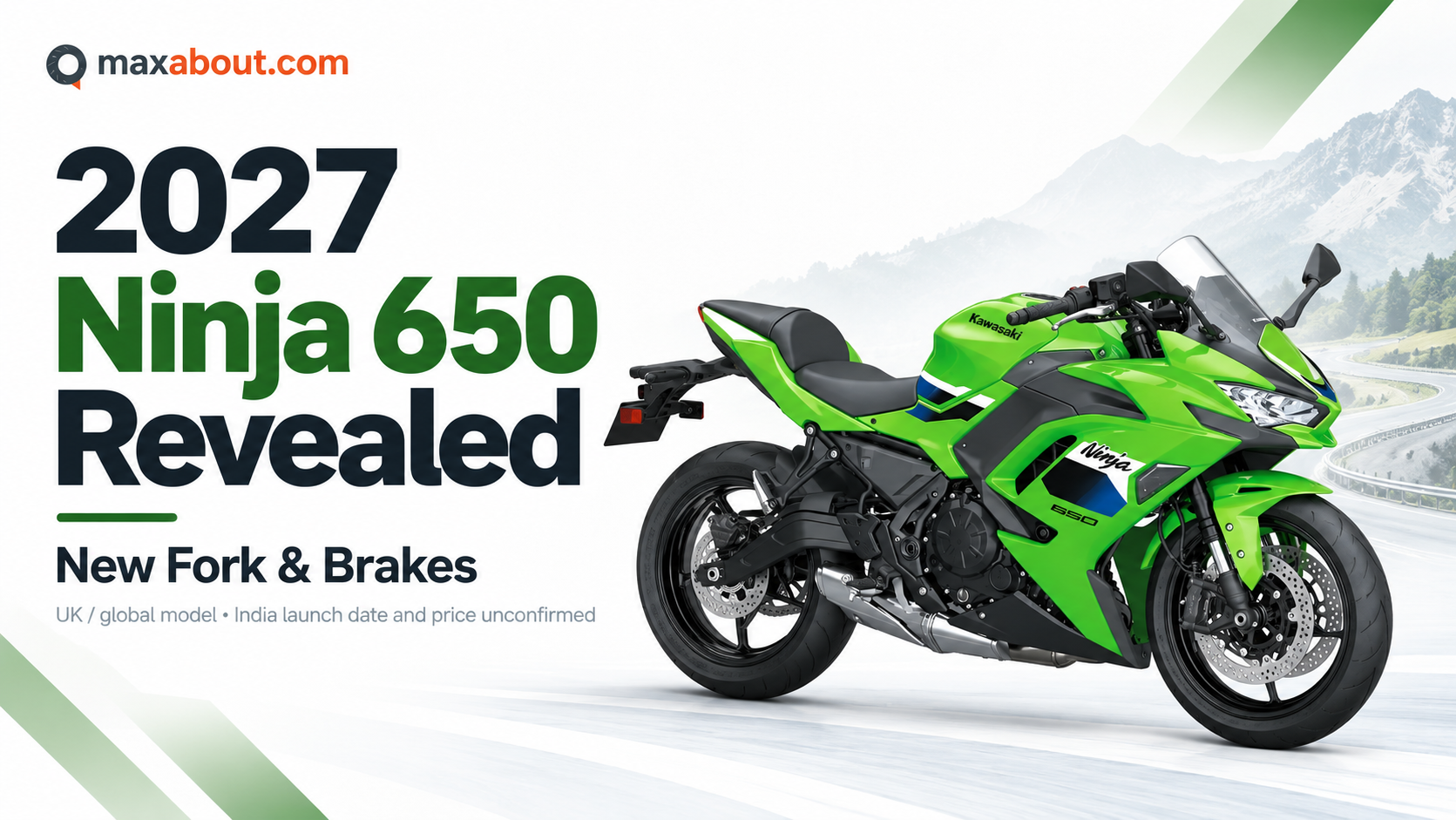 2027 Kawasaki Ninja 650 Revealed: Fork, Brake Updates and India Launch Status