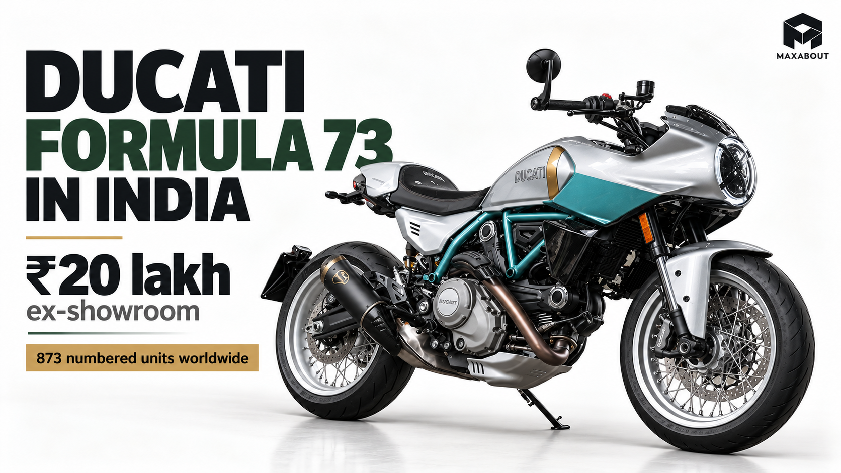 Ducati Formula 73 listed at ₹20 lakh in India: 873 units worldwide