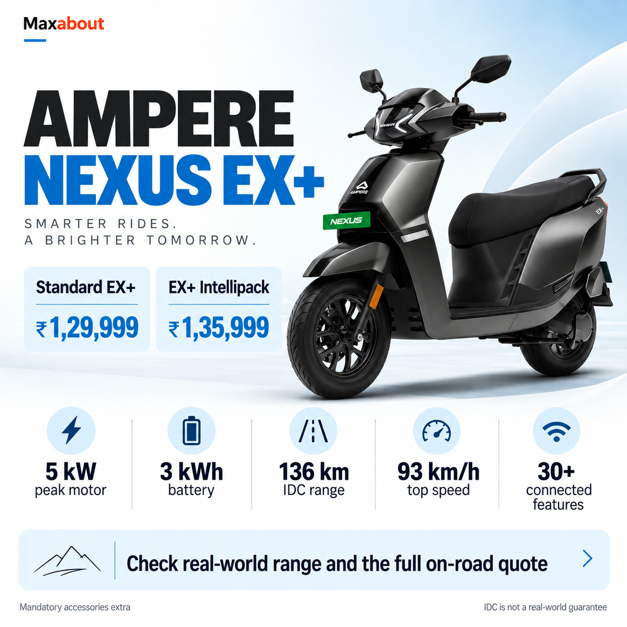 ampere-nexus-ex-launched-1-30-lakh-price-intellipack-and-range-explained-1