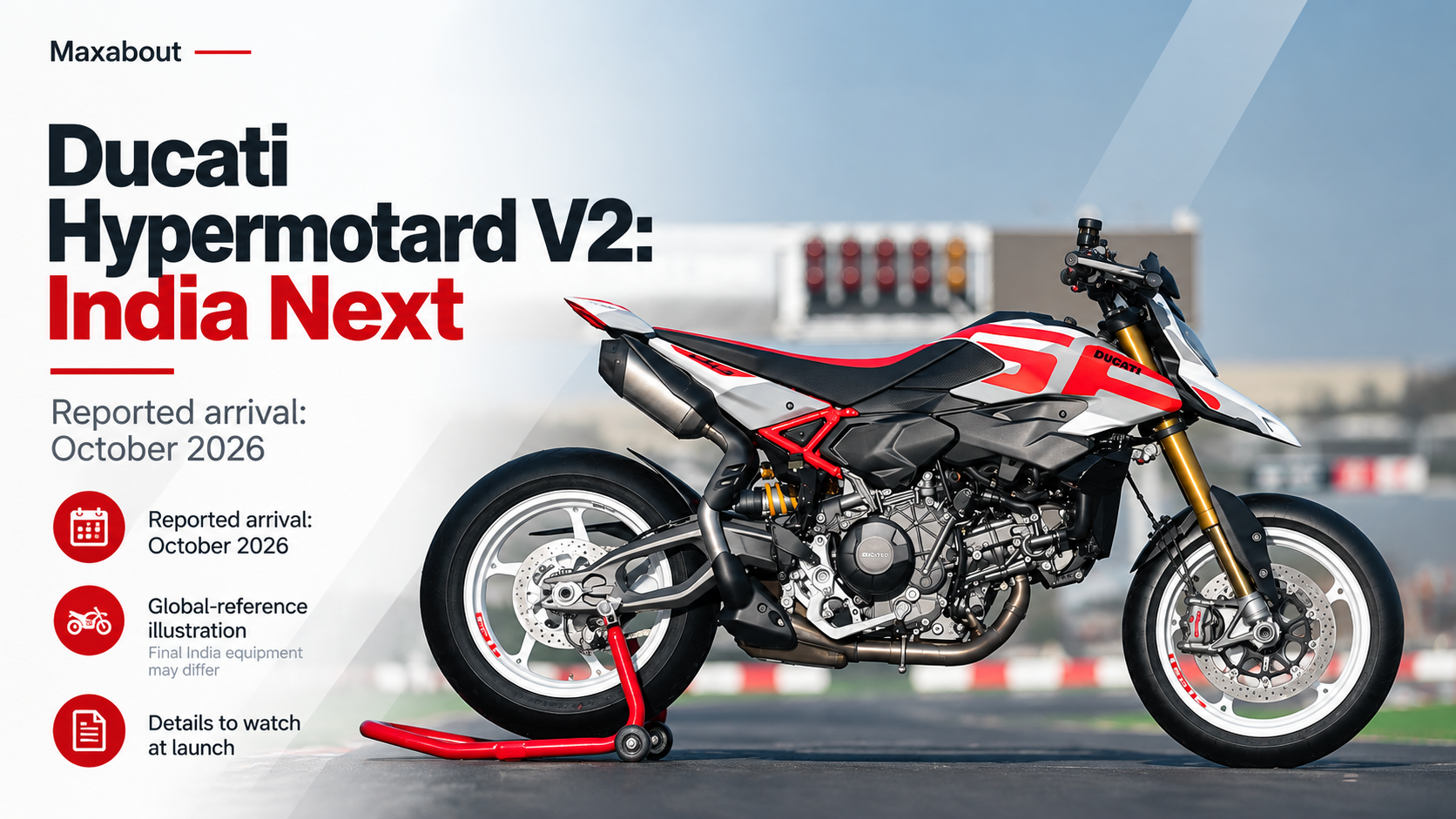 Ducati Hypermotard V2 teased for India: October arrival and V2 versus SP