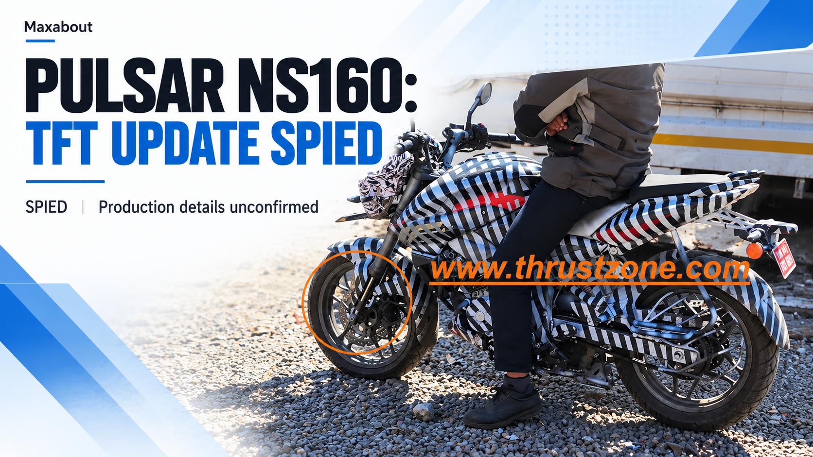 Bajaj Pulsar NS160 TFT Update Spied: What the Test Bike Reveals