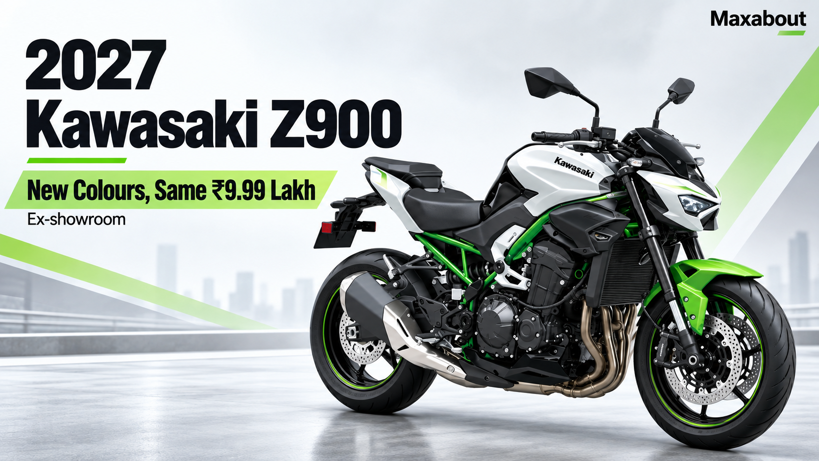 2027 Kawasaki Z900: new colours at unchanged ₹9.99 lakh