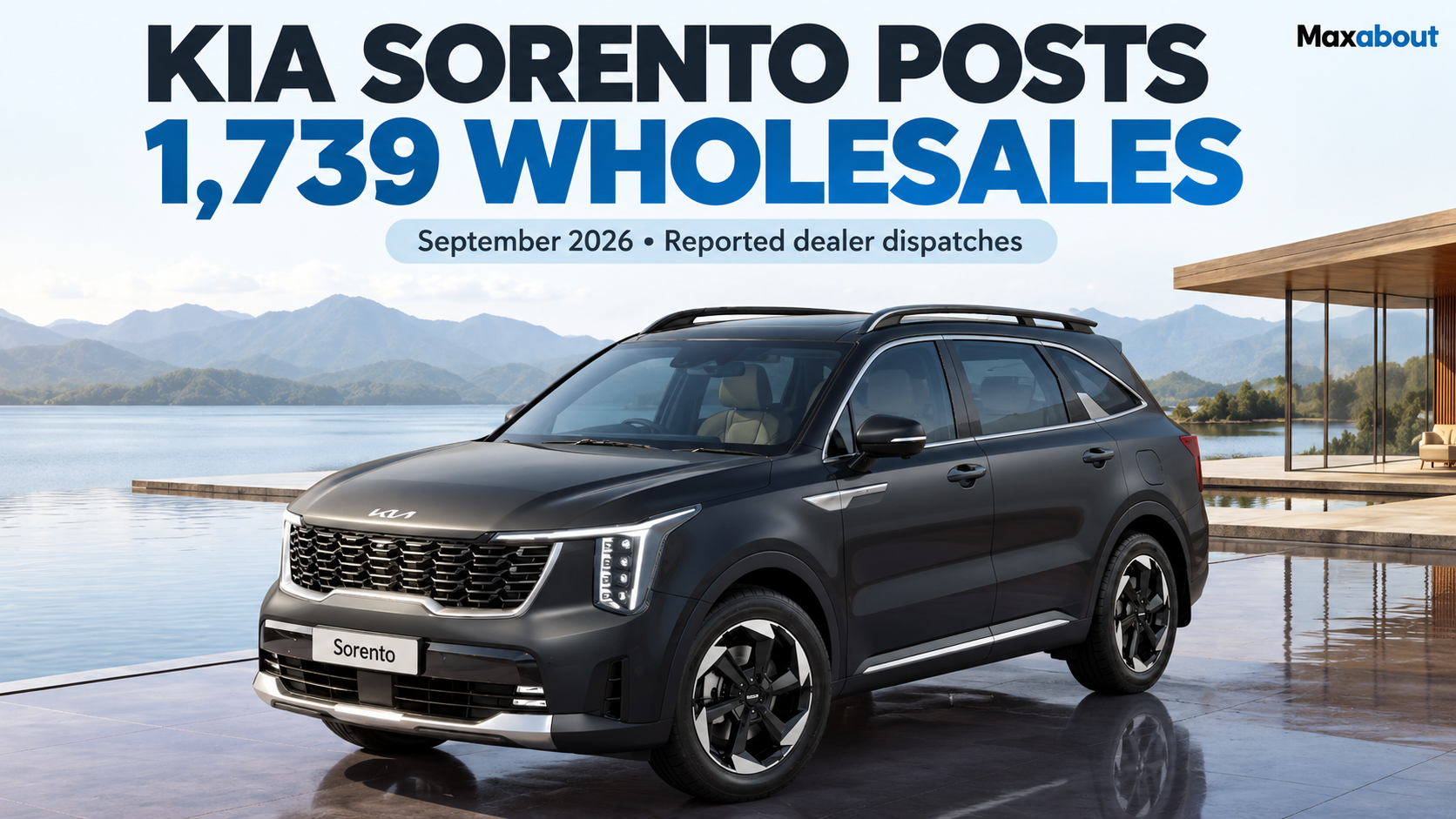 Kia Sorento Records 1,739 September Wholesales: What the First-Month Figure Means