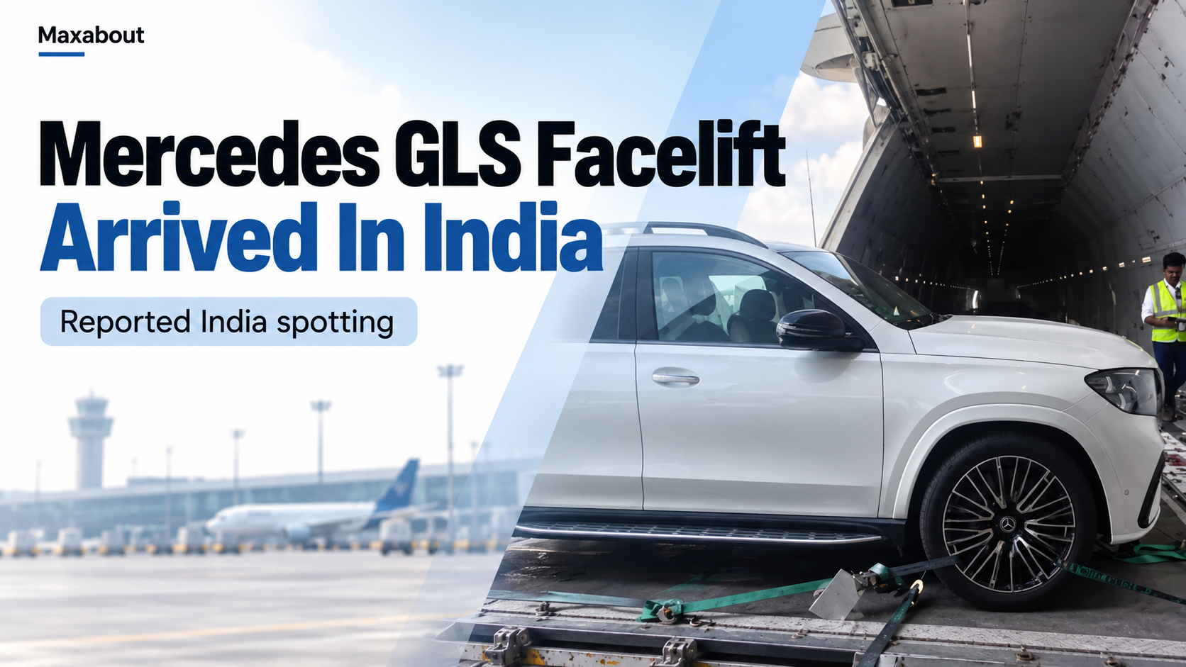 GLS facelift reported India sighting with illustrative cargo scene