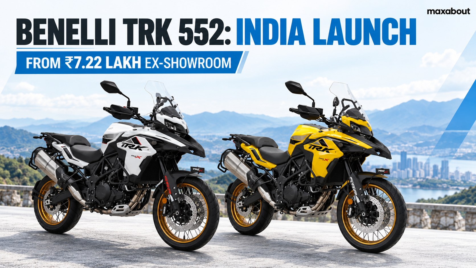 Benelli TRK 552 range launches from ₹7.22 lakh in India
