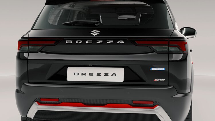 Maruti Brezza Rear Close-up View
