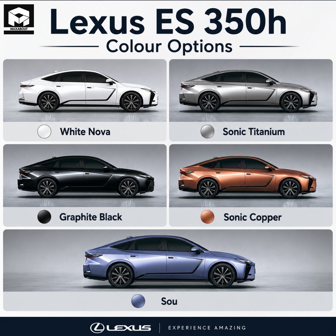 Lexus ES 350h Colour Options