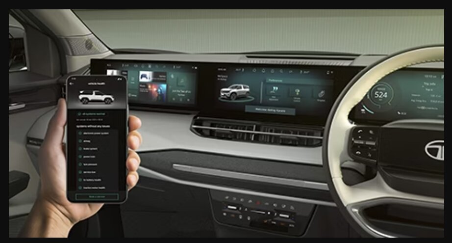 Tata Sierra EV Infotainment System