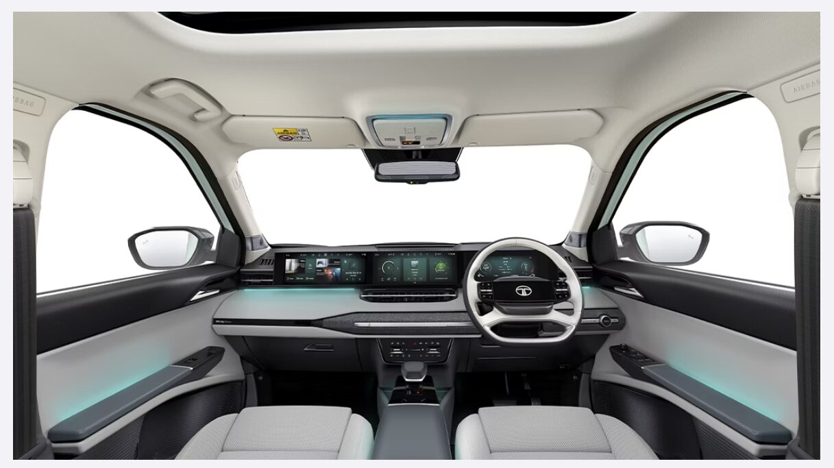 Tata Sierra EV Dashboard