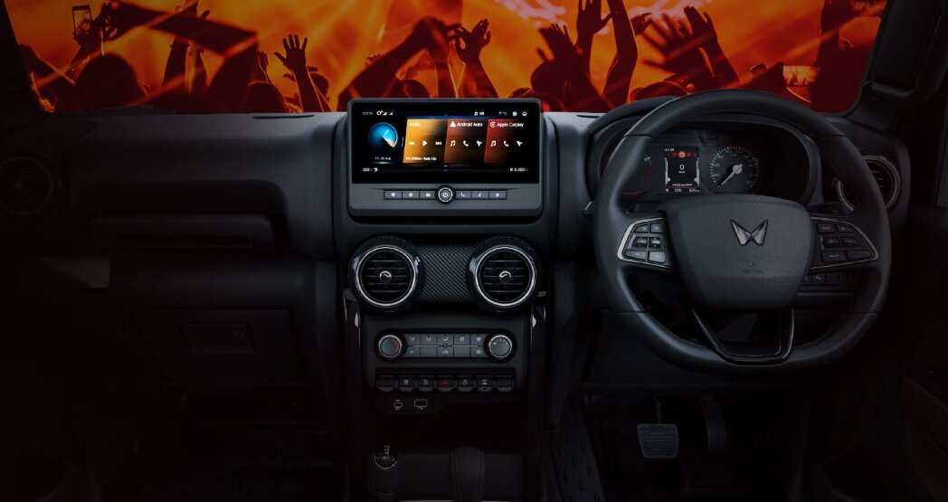 2026 Mahindra Thar OG 26.03cm Infotainment System