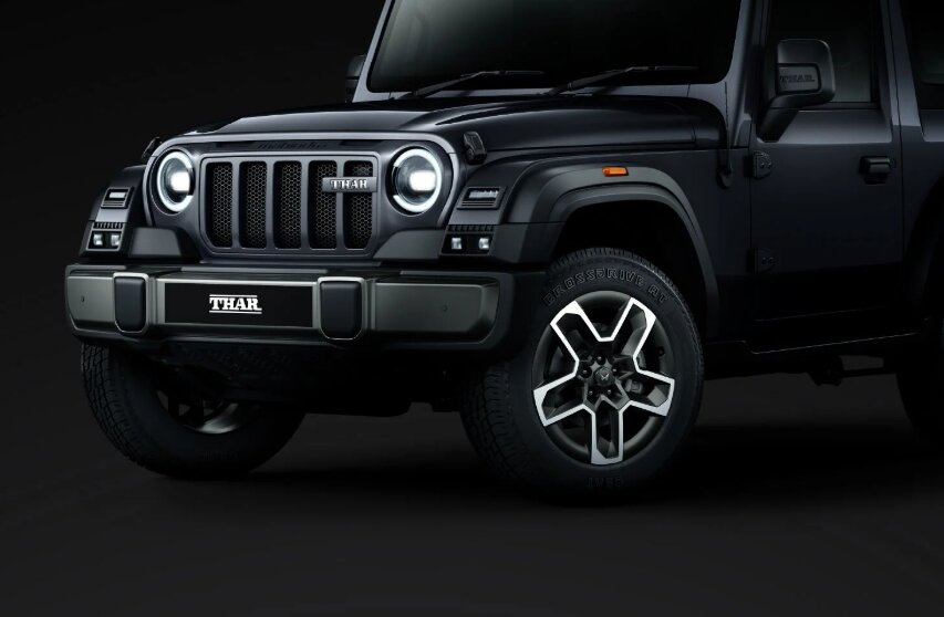 2026 Mahindra Thar OG C-Shaped DRL LED Headlamps