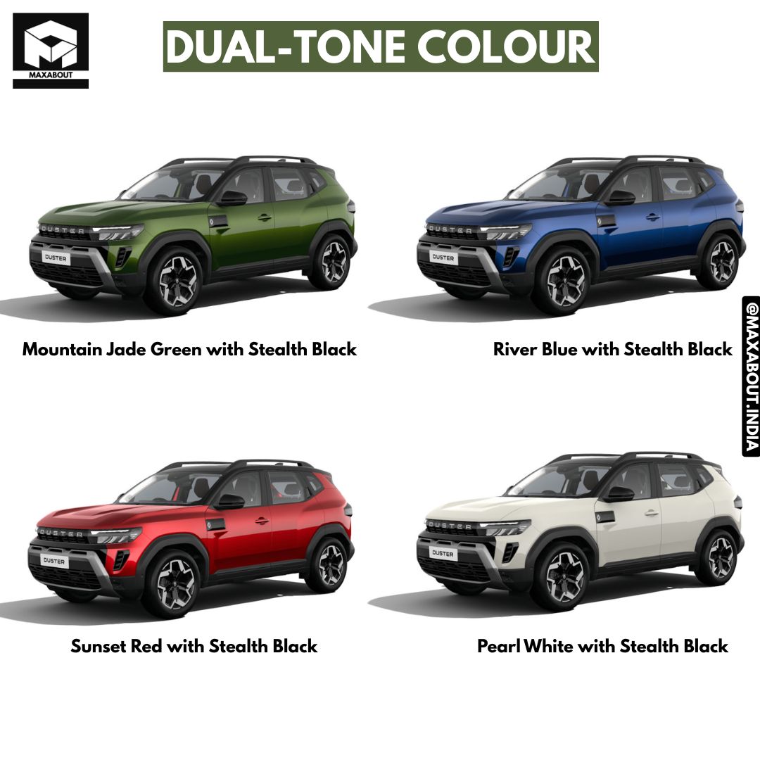 2026 Renault Duster Dual Tone Colours