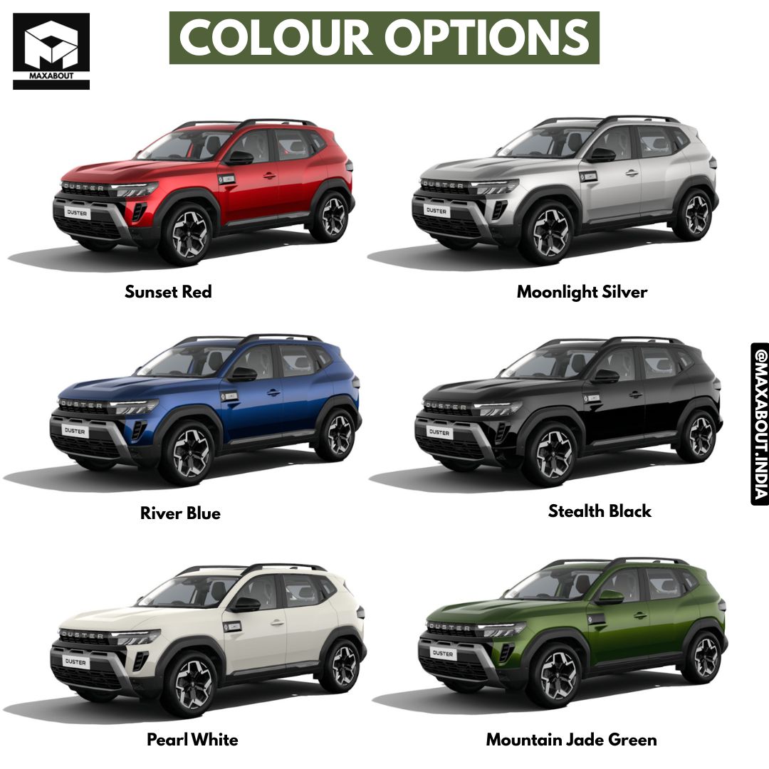 2026 Renault Duster Monotone Colours