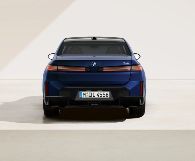 BMW 7 Series 740 M Sport Rear View