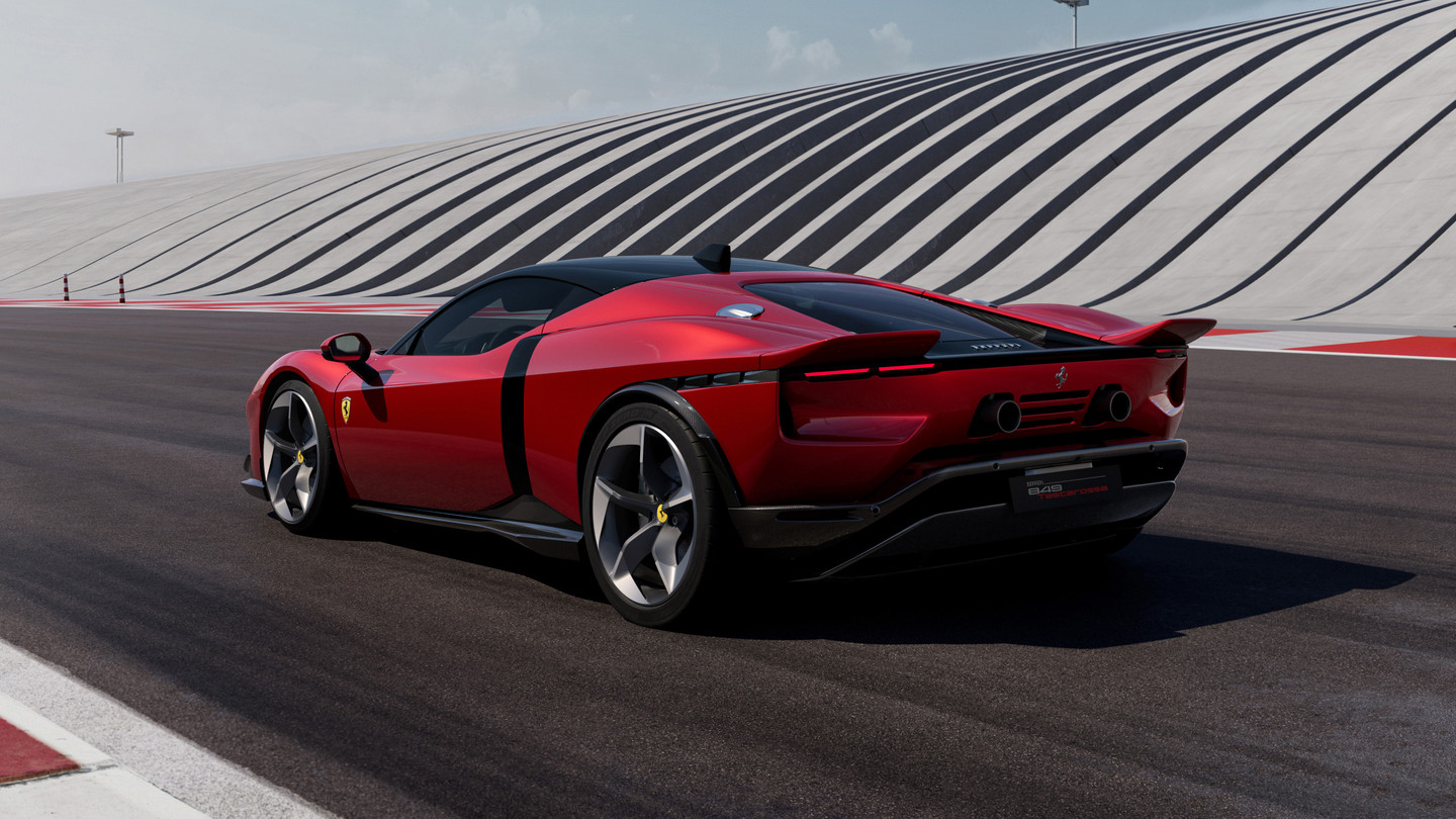 Ferrari 849 Testarossa Rear 3-Quarter View